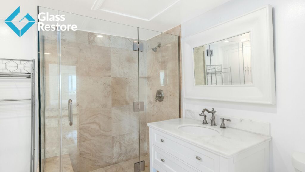 Glass Shower Enclosure Scratch Repair