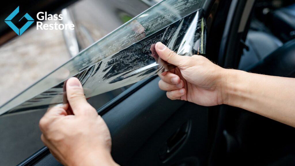 experts in glass shower door scratch repair professional privacy film installers