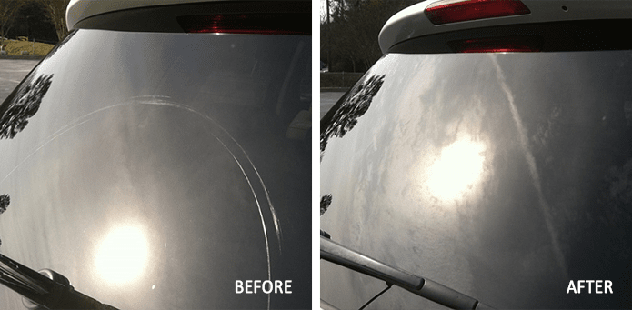 Windshield scratch removal
