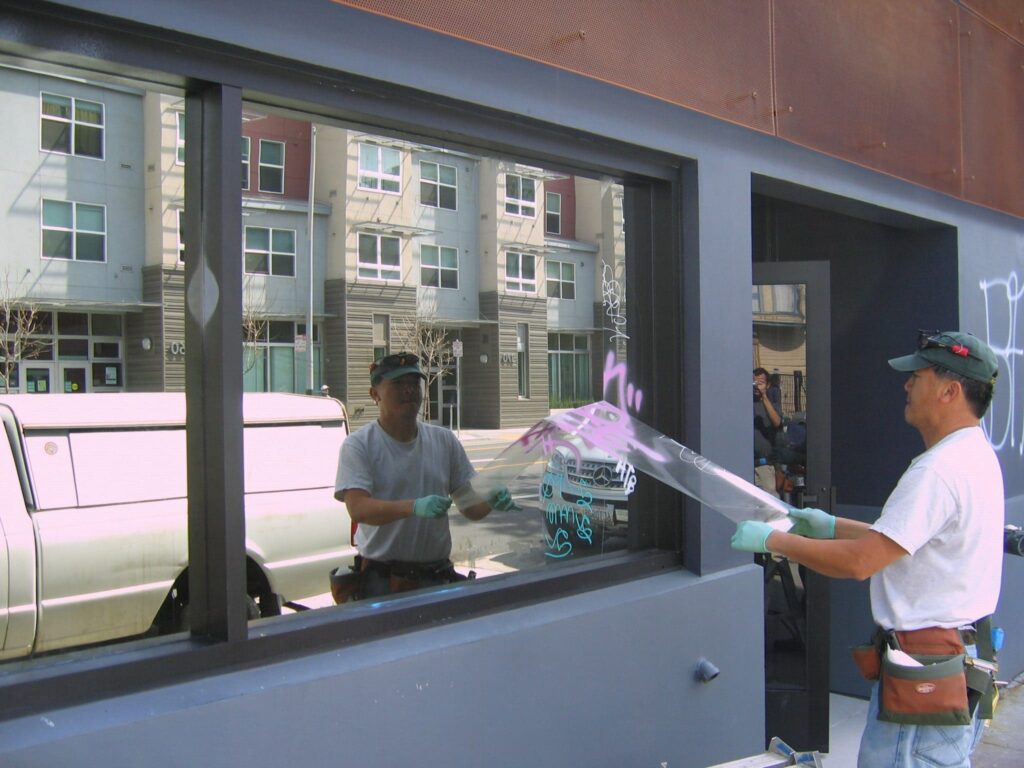 Window Graffiti Removal