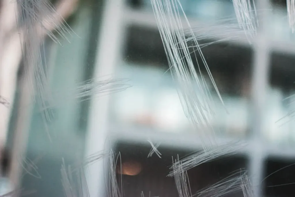 fix glass scratches