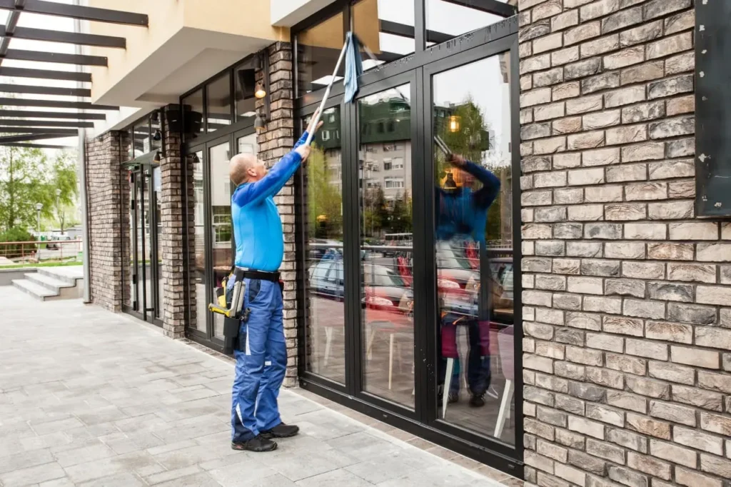 remove graffiti from glass​