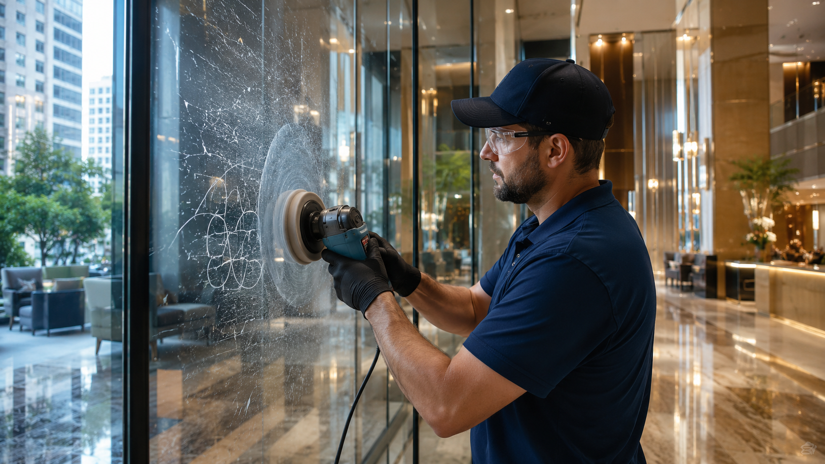 Advanced glass damage repair