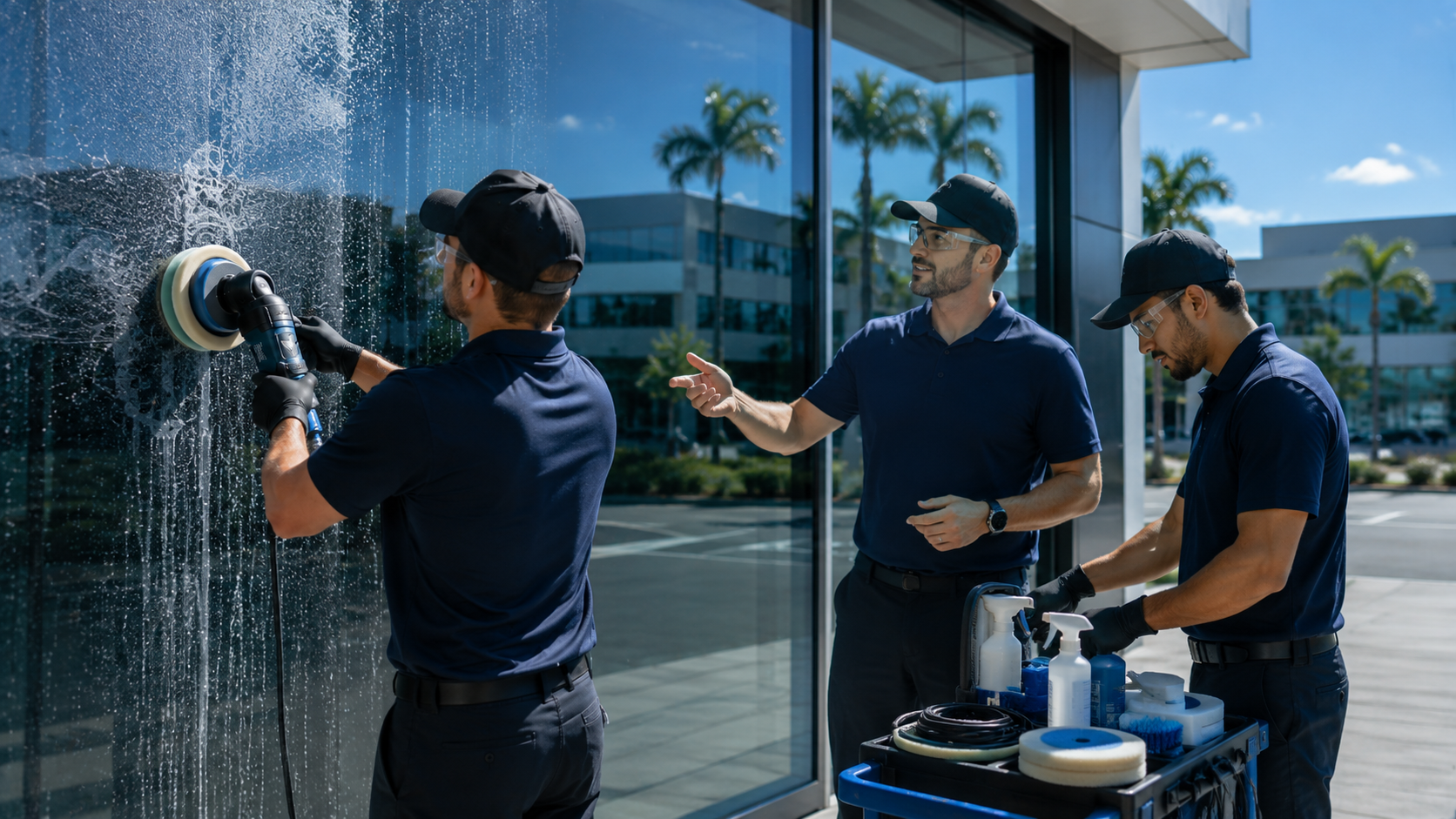 Professional glass restoration training