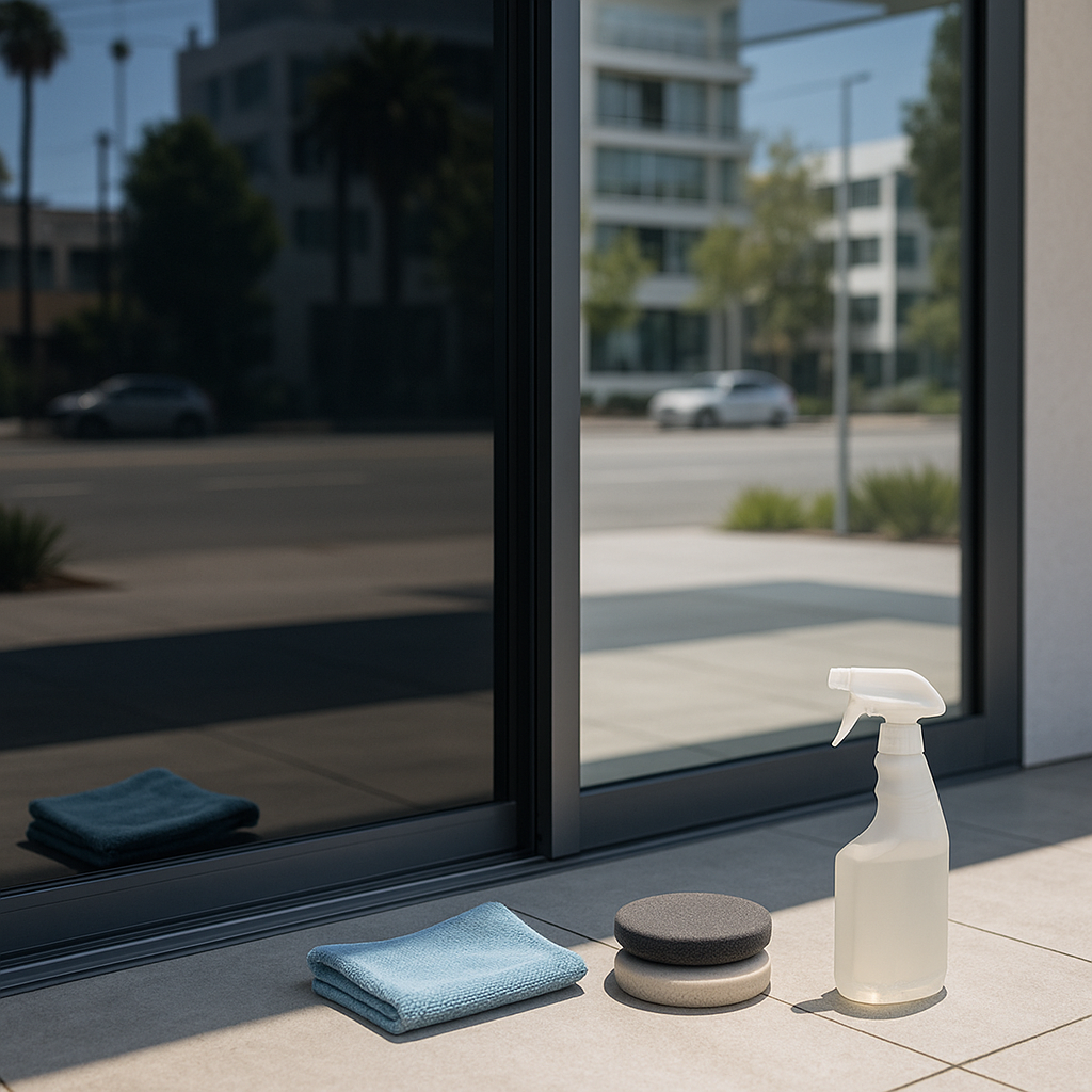 Illustration of Windows privacy film & protective film installation Best 5 Fast Office Window Film Solutions