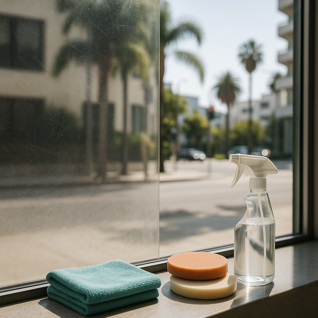 Illustration of Glass scratch repair proven 5 best ways to save money fast