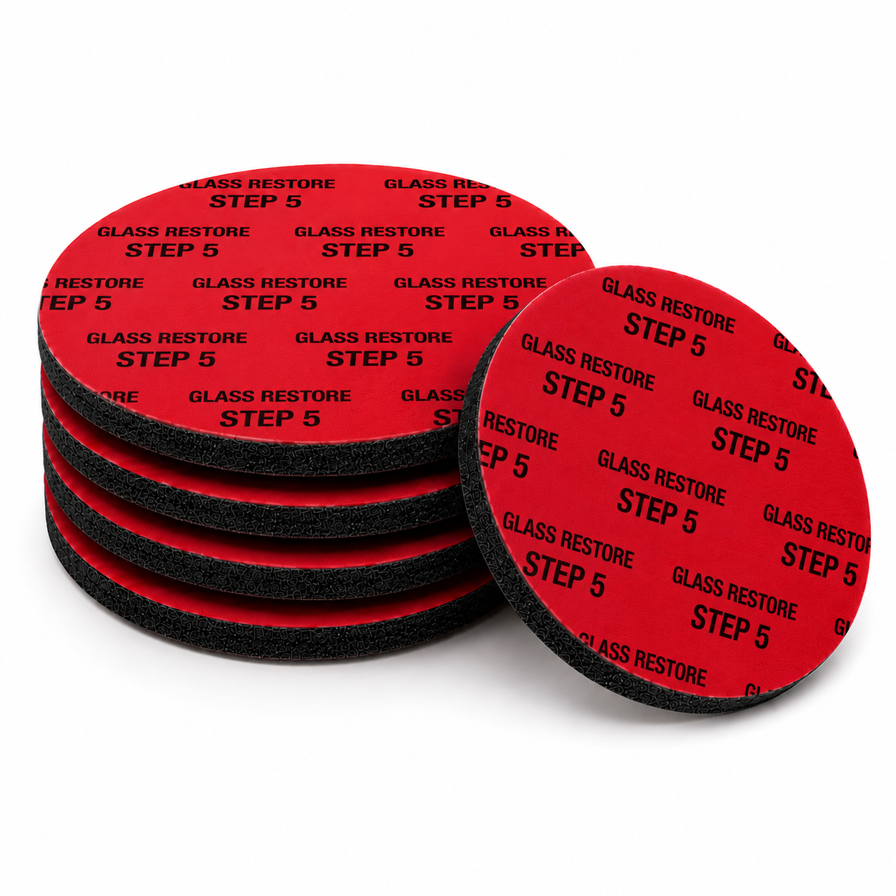 Step 5 Glass Polishing Pads – Professional 5-Pack